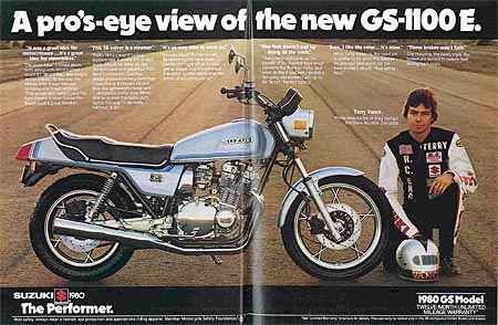 Suzuki GS1100E magazine advert